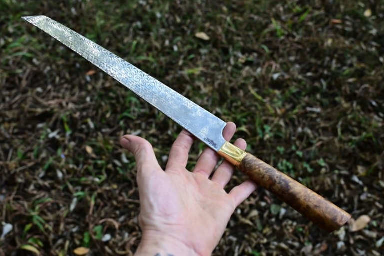 Amboyna sashimi sword 21