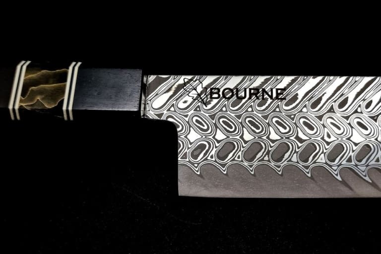 Kiritsuke with African blackwood handle – Bourne Knives