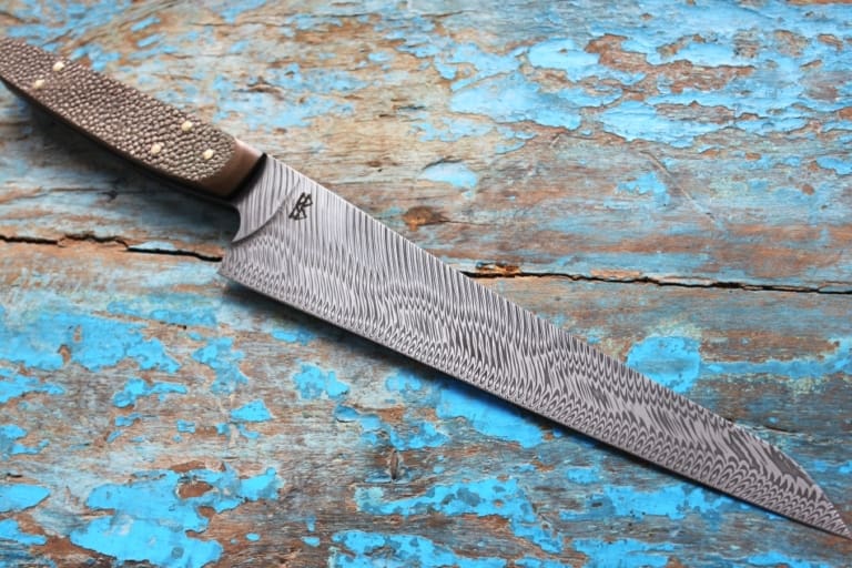 Fafnir K-Tipped Slicer with Brass Stingray Handle 