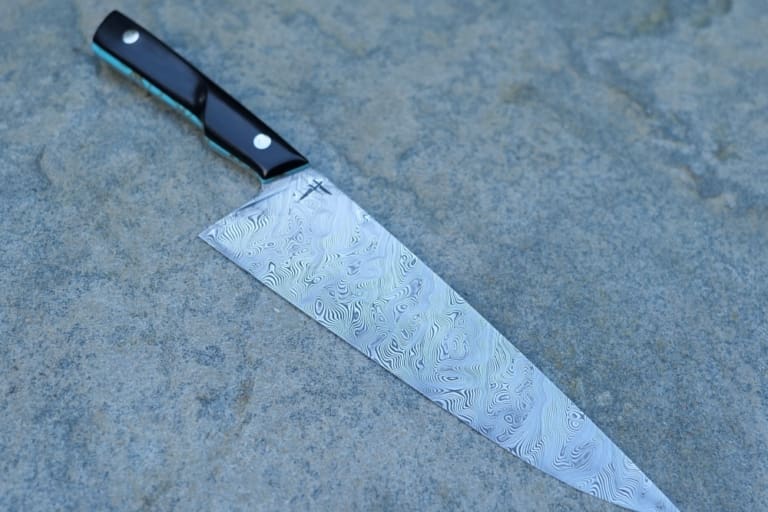 Chef - Black Hornbeam and Turquoise Recon Stone - Björkmans Twist - 9