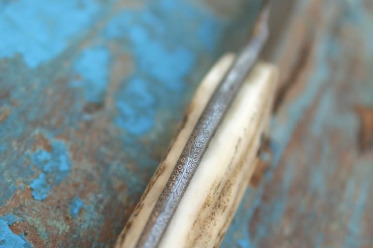 Grabak Utility Knife, Bleached Antler 4