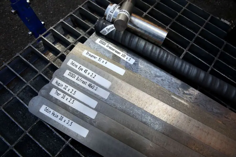 Stainless Damascus Steel Flat bars